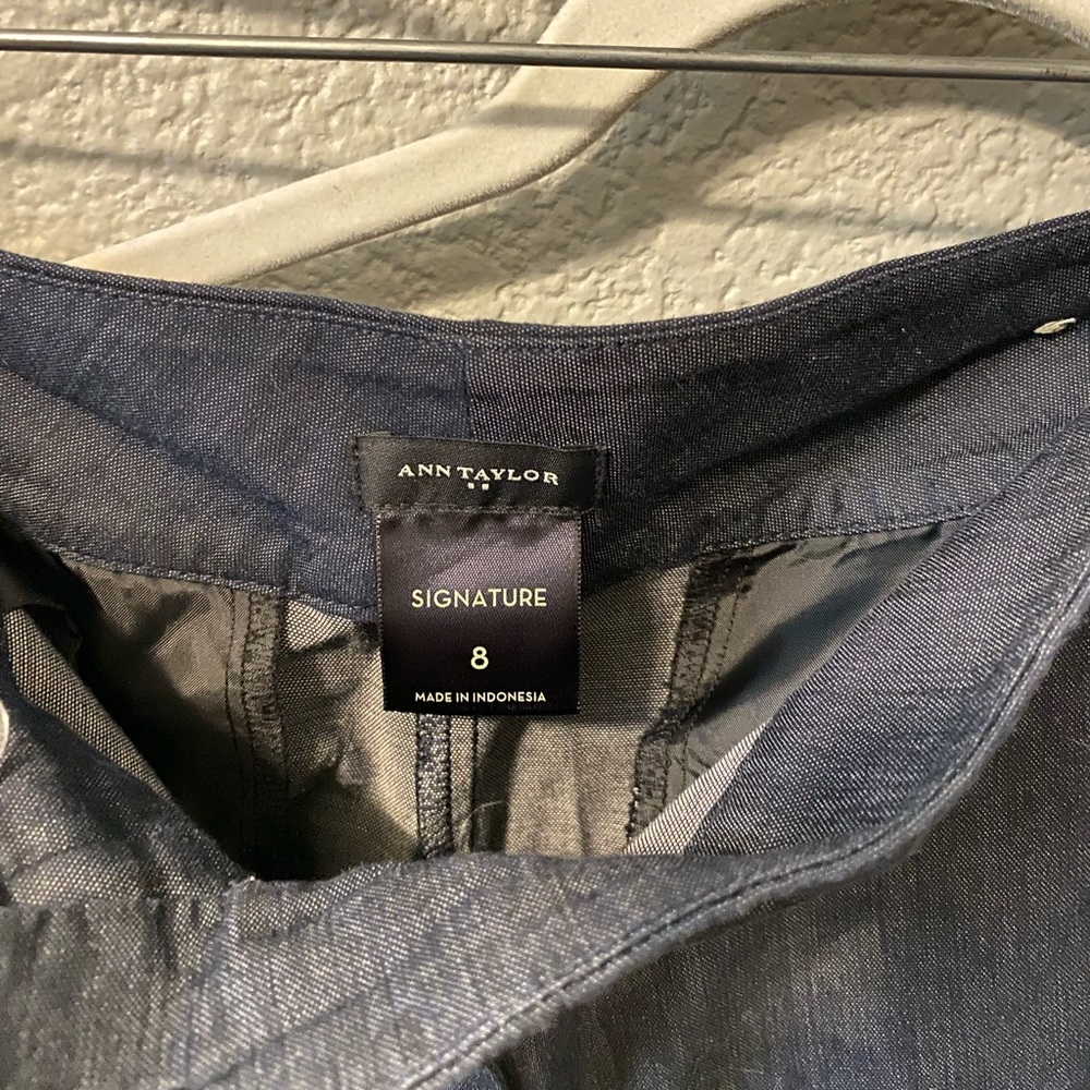 Blue chambray pants